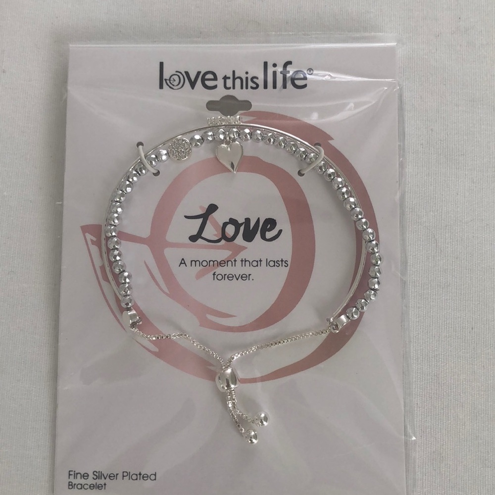 Silver plated bracelet